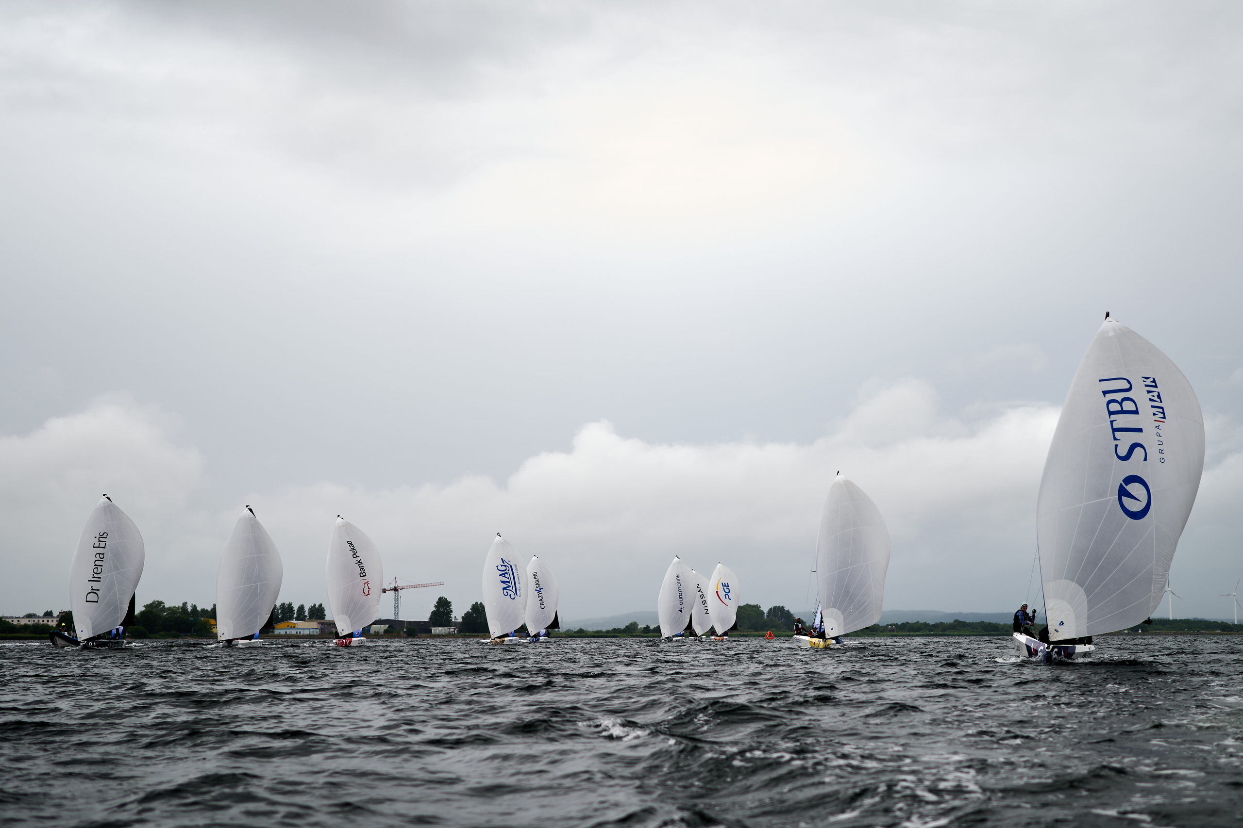 Jachty RS21 na trasie regat ligowych