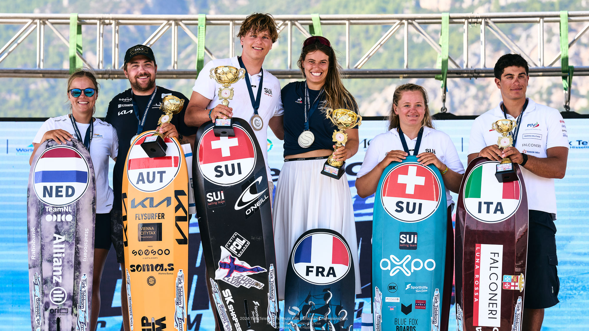 Dwa UFD i upadek liderki w wielkim finale. Lauriane Nolot i Gian Stragiotti mistrzami Europy Formula Kite, Maeder wygrywa w Akyace