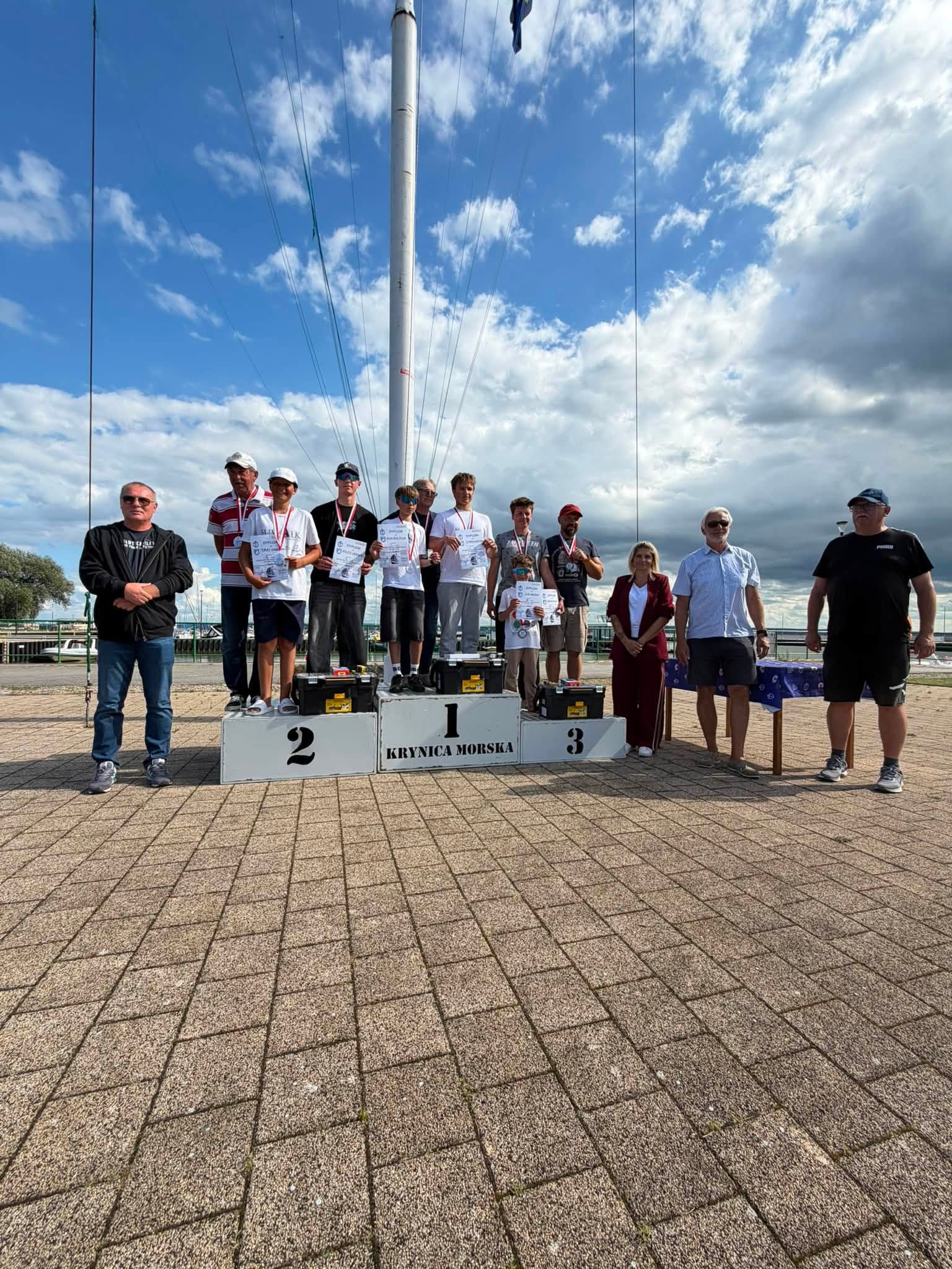 Podium chłopców