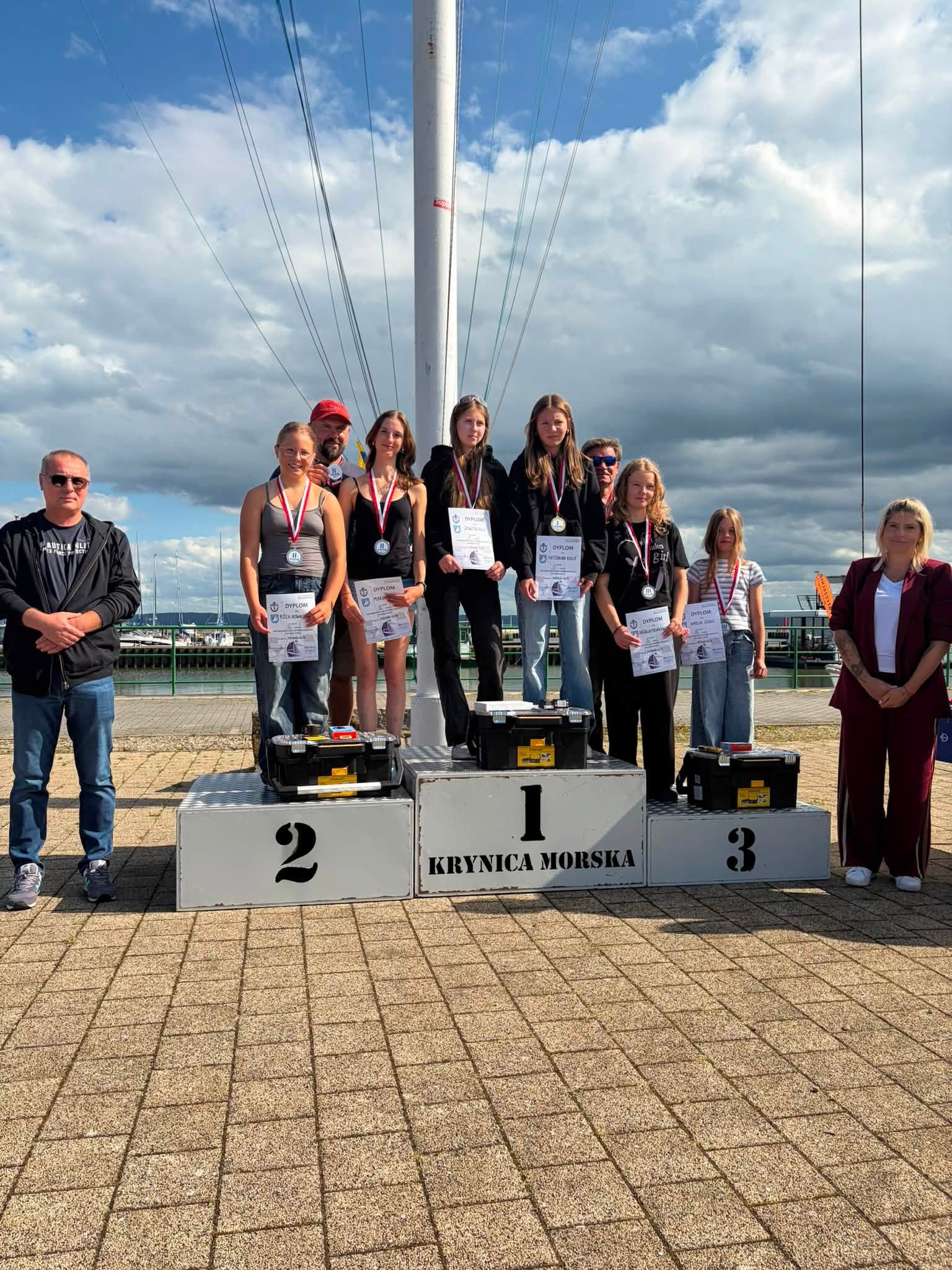 Podium dziewcząt
