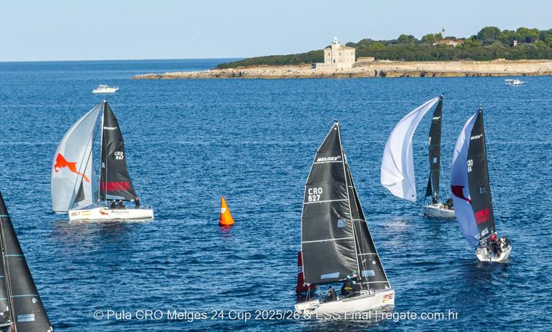 Razjaren wygrywa pierwsze regaty Melges 24 w Puli. Za pół roku mistrzostwa świata na tym samym akwenie