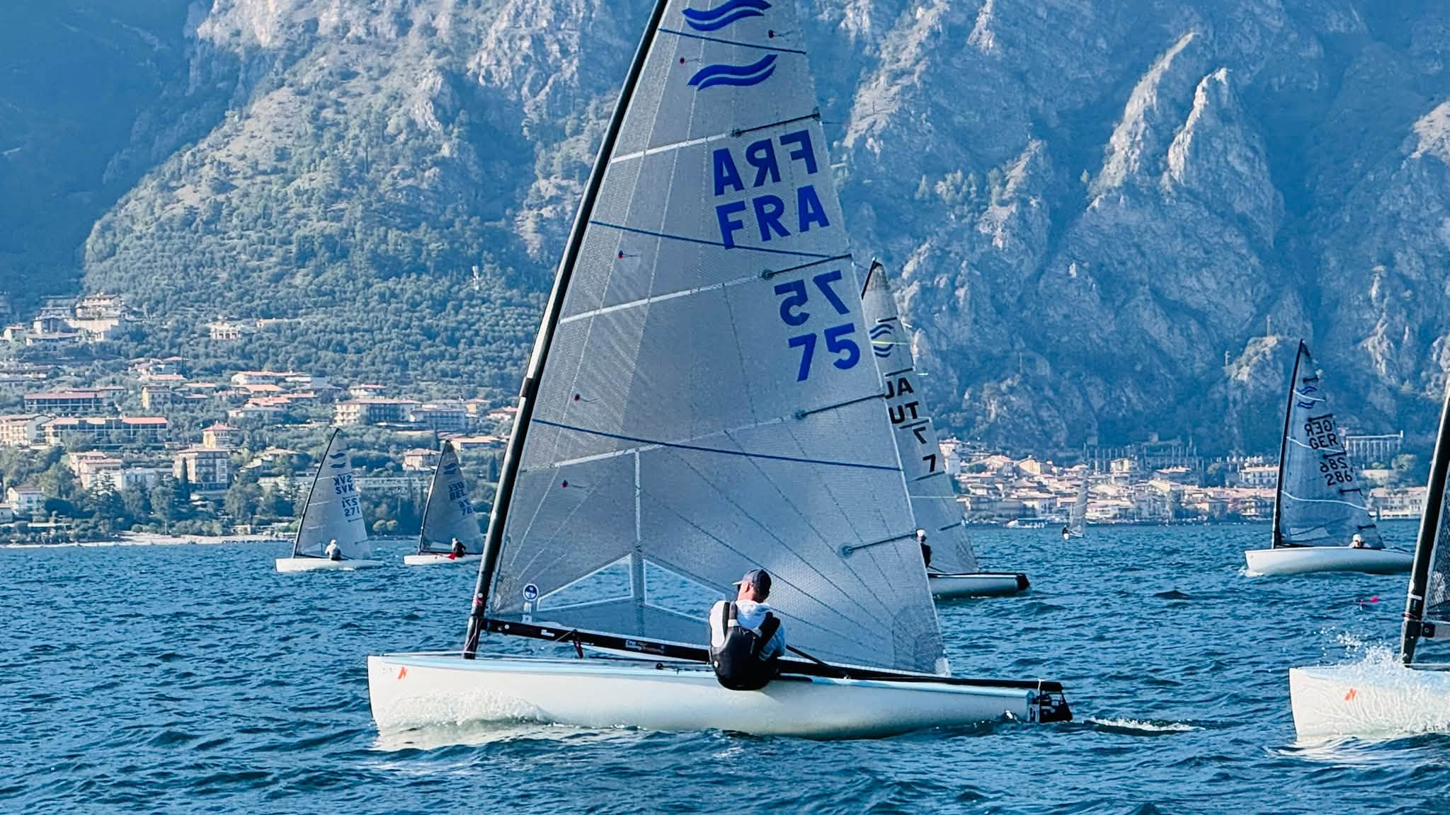 Finn w regatach mistrzostw Europy w Gdyni, etapie cyklu Grand Slam
