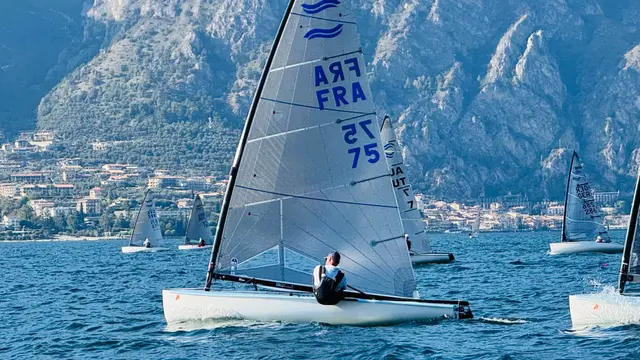 Finn w regatach mistrzostw Europy w Gdyni, etapie cyklu Grand Slam