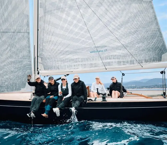All-female crew aboard Nostromino II