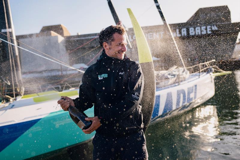 Ambrogio Beccaria (Allagrande Mapei) finishes 2nd in the 48 Heures Azimut
