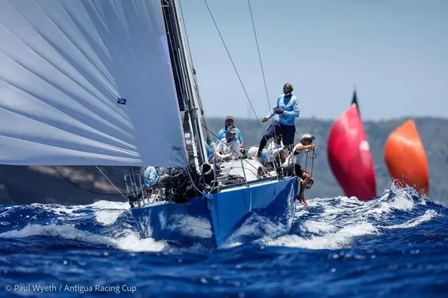Jacht Danish Blue podczas Antigua Racing Cup 2026