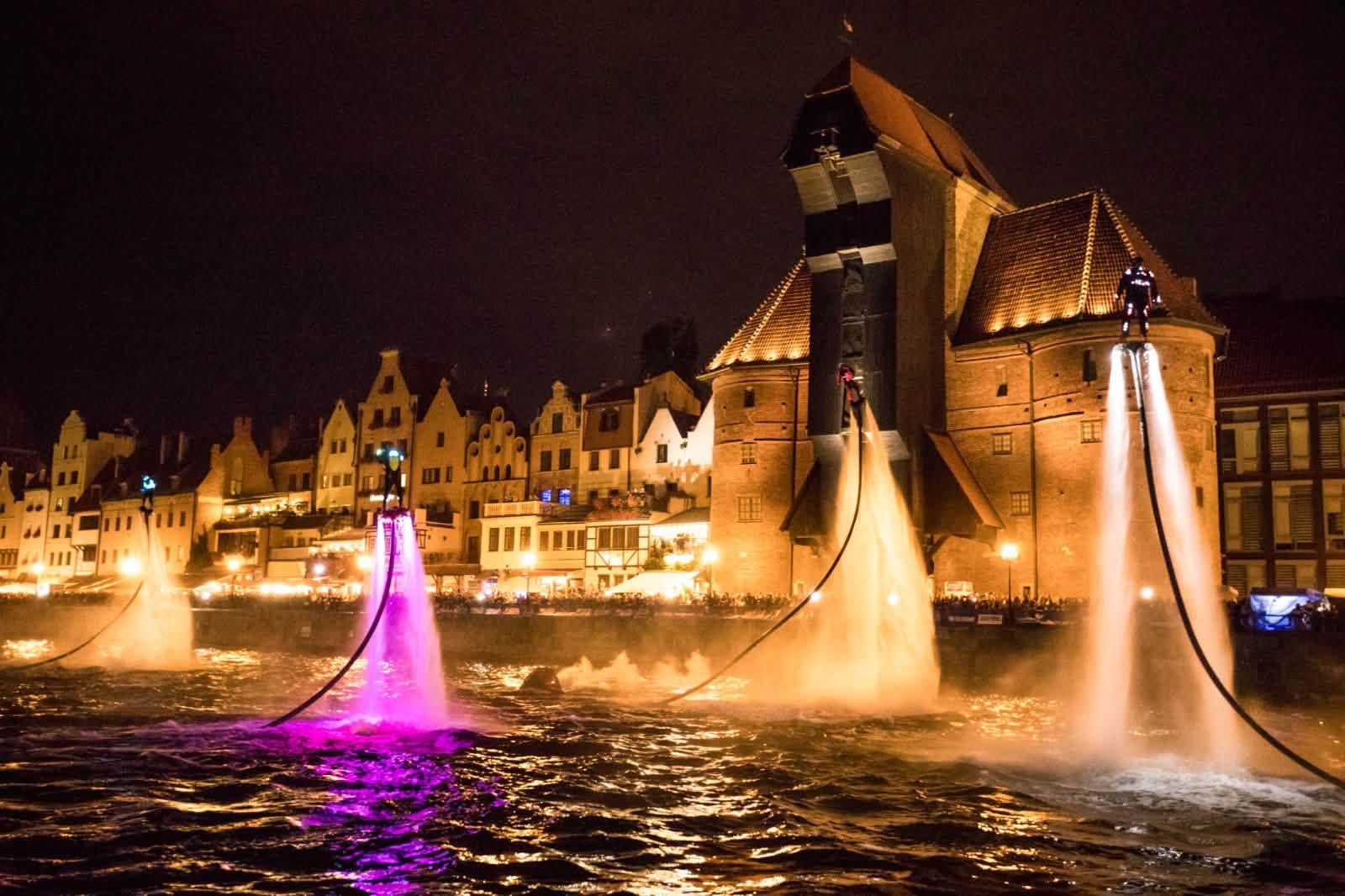 Zeszłoroczny Baltic Sail 2025 - pokazy flyboard