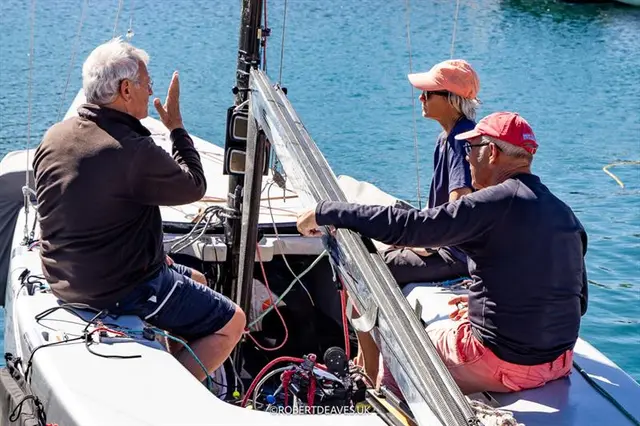 Boat Prep on Day 1 of the 2026 5.5 Metre World Championship