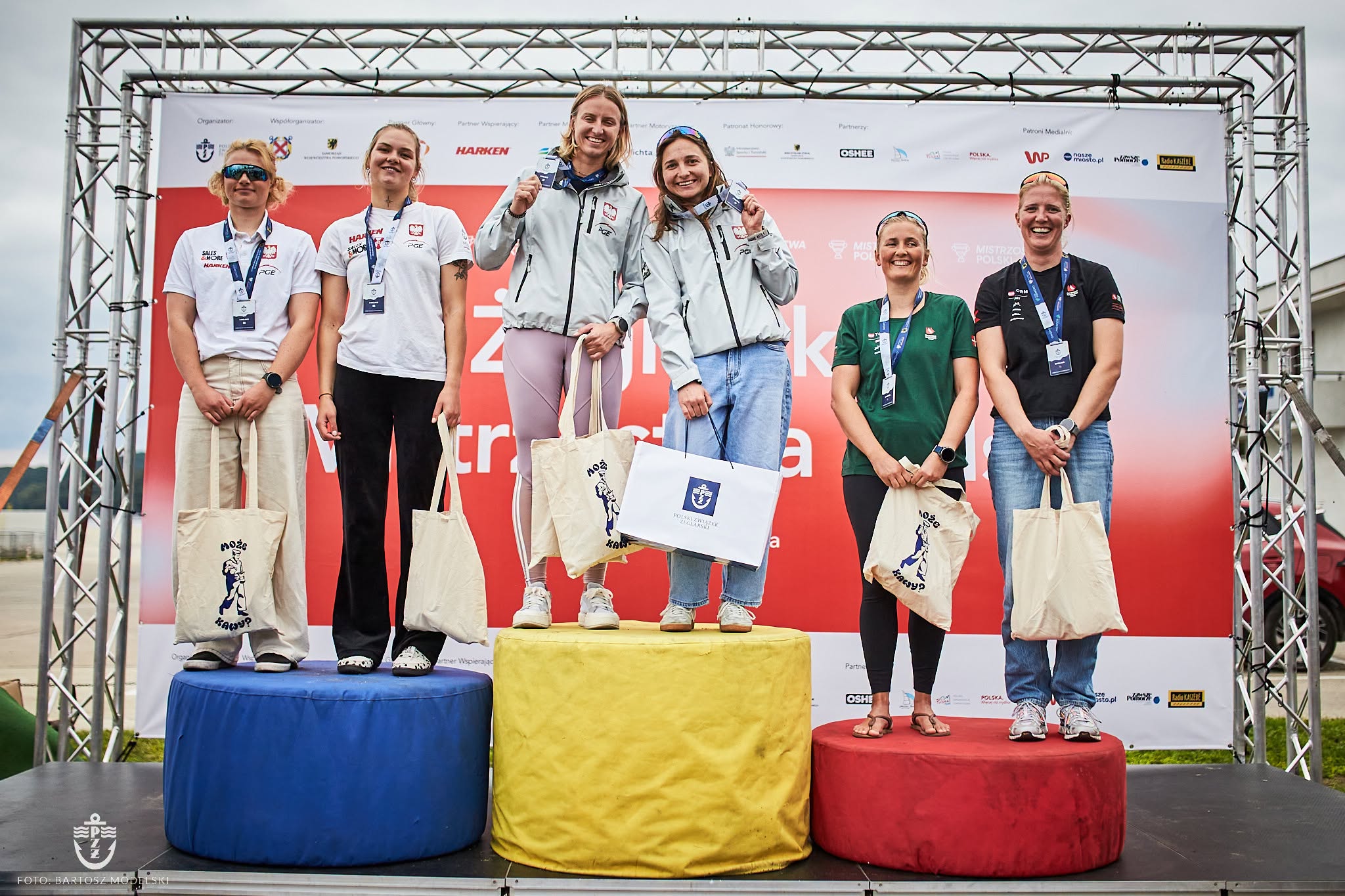 Regaty klasy 49er podczas mistrzostw Polski w Gdyni