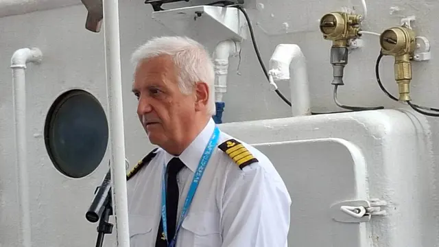 Uczestnicy Operacji Żagiel na Darze Pomorza
