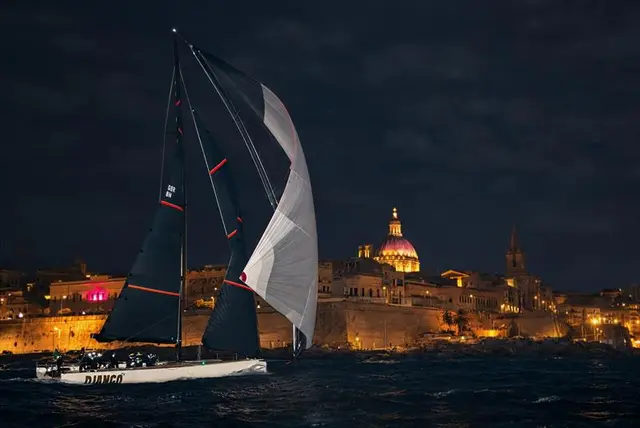 Django 7x arrived at the finish in Valletta's Marsamxett Harbour on Monday evening but her victory was not confirmed until today