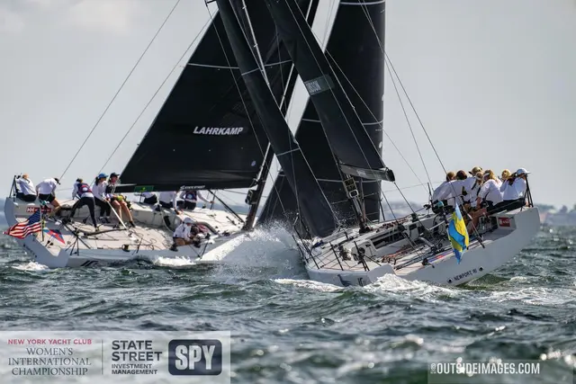 Załogi kobiece na jachtach IC37 w Newport