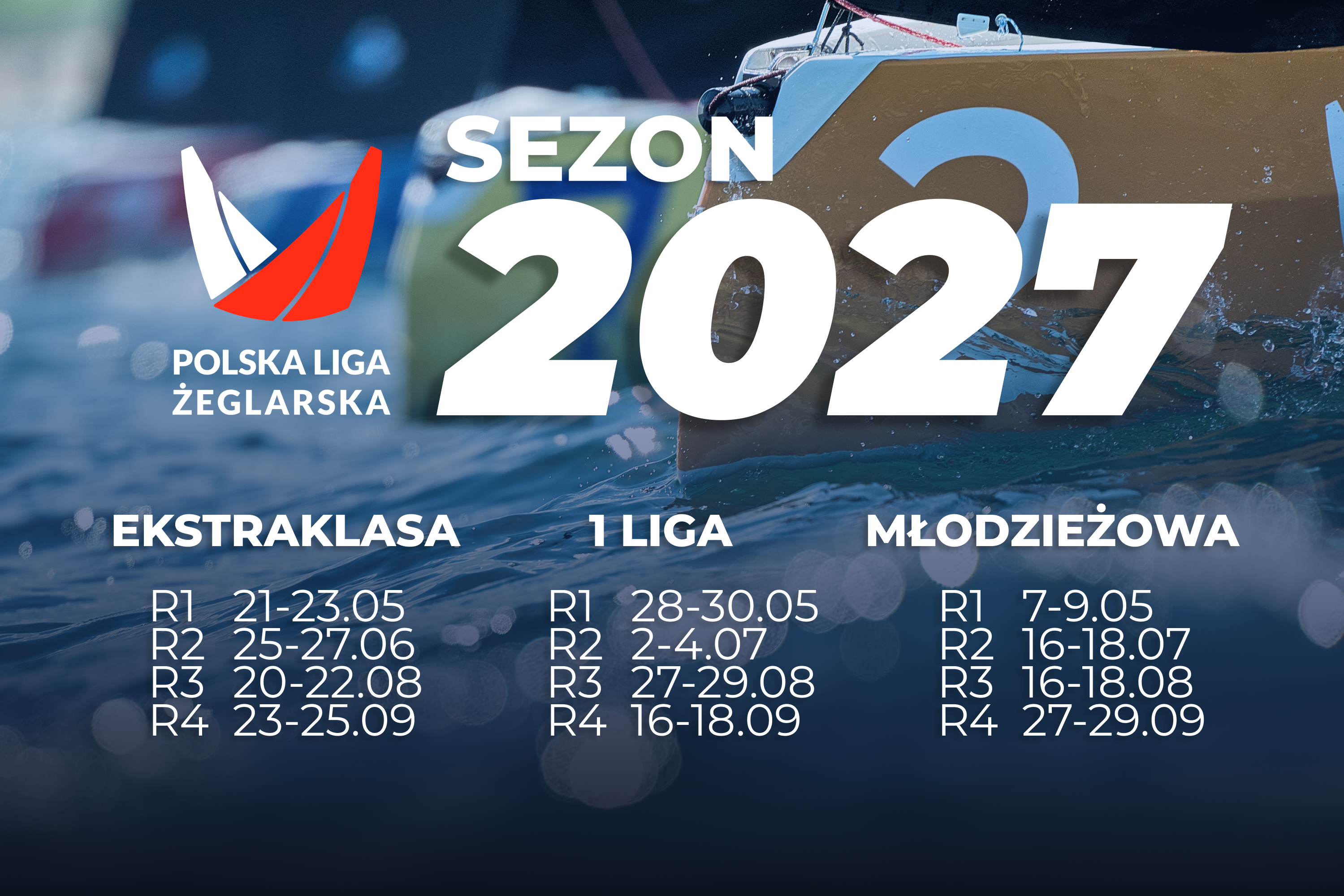 Kalendarz Polskiej Ligi Żeglarskiej