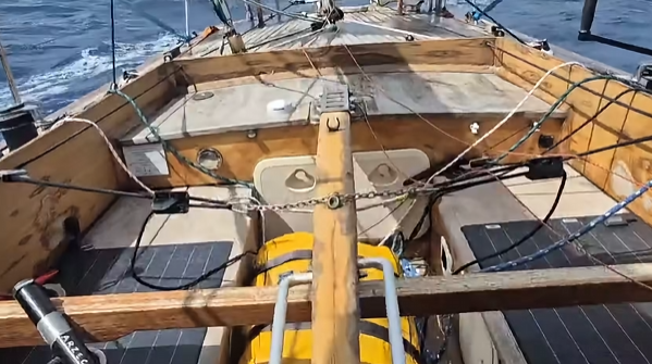 samoster na pokładzie s/y Meteor