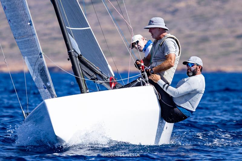 Jacht Ku-Ring-Gai III na trasie ostatniego dnia mistrzostw świata 5.5 Metre