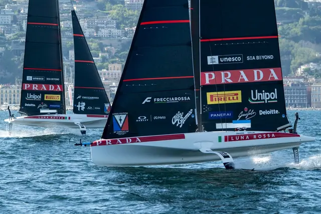 24 September 2026. Louis Vuitton 38th America's Cup - Preliminary Regatta Naples - Official Practice Race - LUNA ROSSA TEAM 1