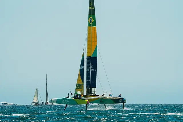 Martine Grael w materiałach promocyjnych SailGP