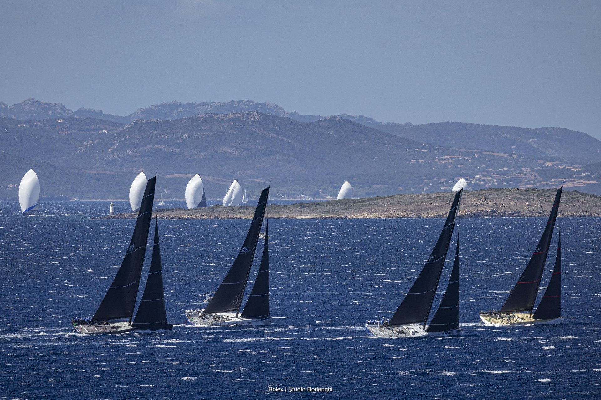 Maxi yacht rolex cup flota w maestralu