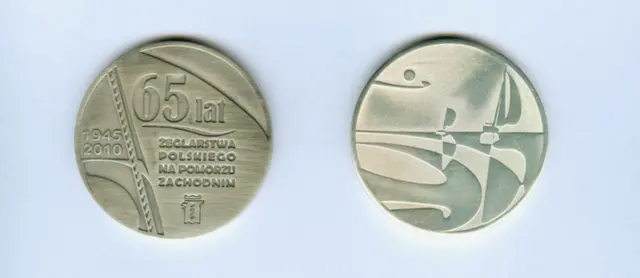 Medal „65 lat żeglarstwa polskiego na Pomorzu Zachodnim”