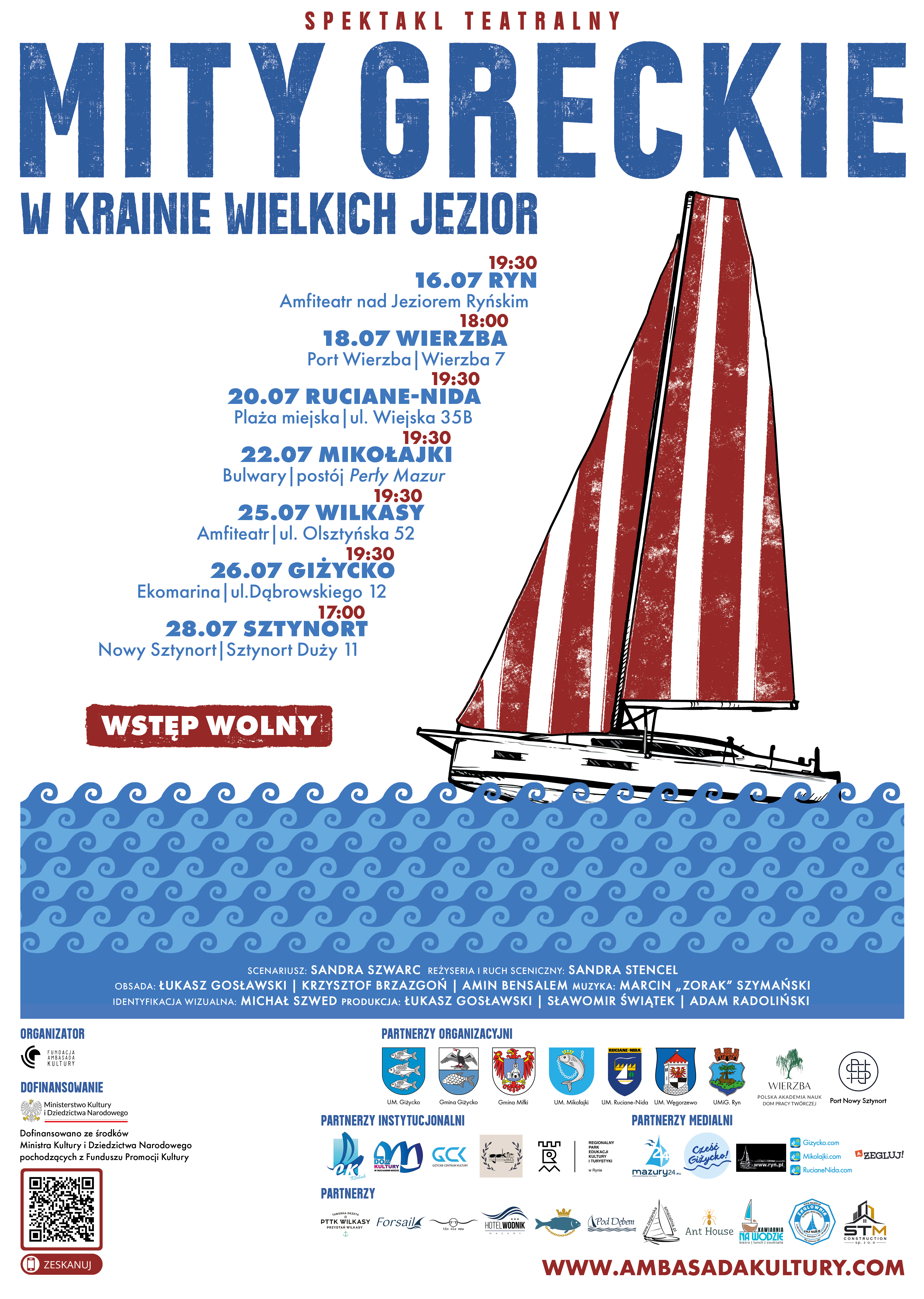 Plakat - Mity Greckie w krainie wielkich jezior