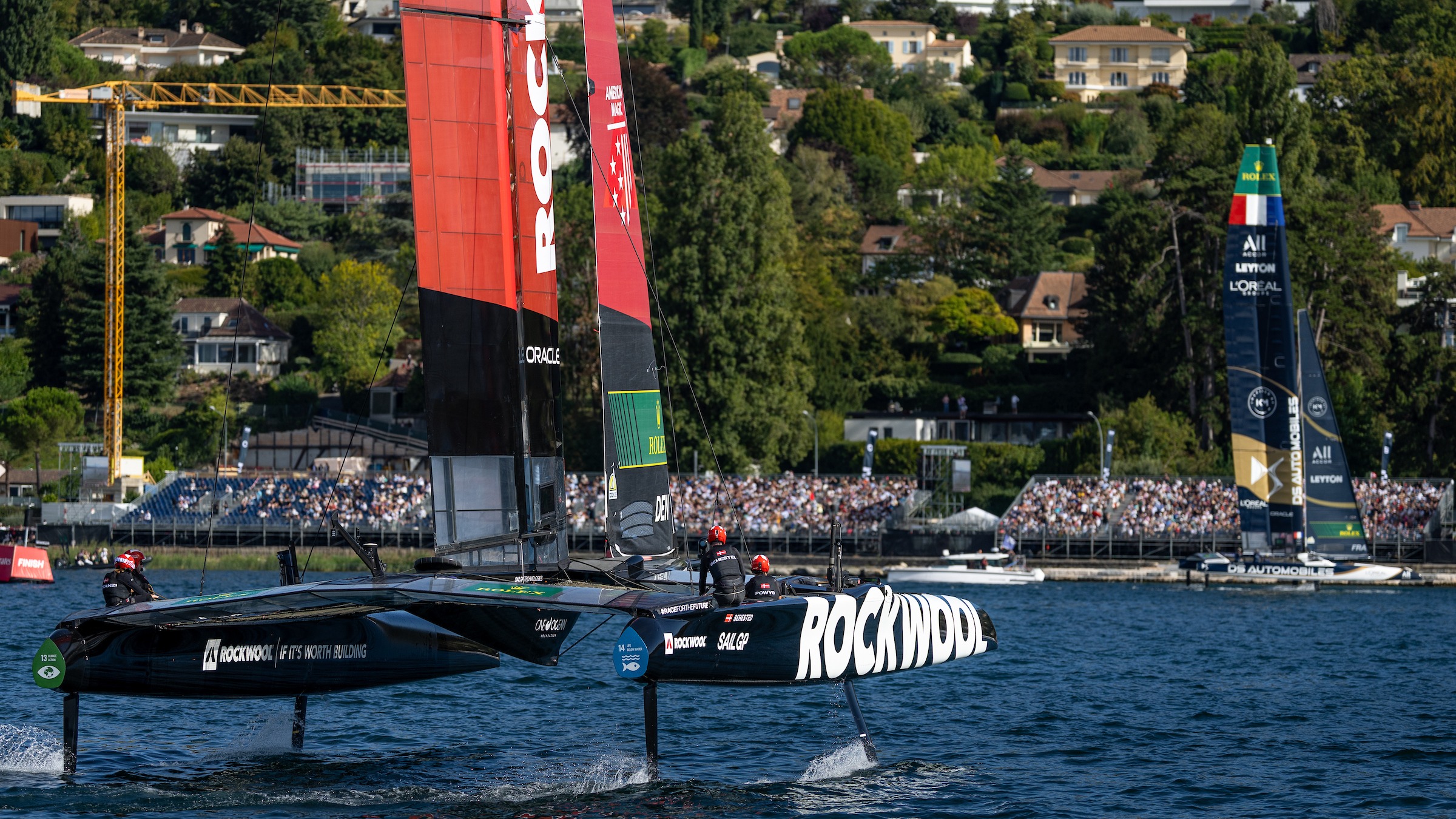 SailGP w Genewie: pierwszy raz dwie kobiety na jednym F50, Explora Swiss wygrywa przed własną publicznością