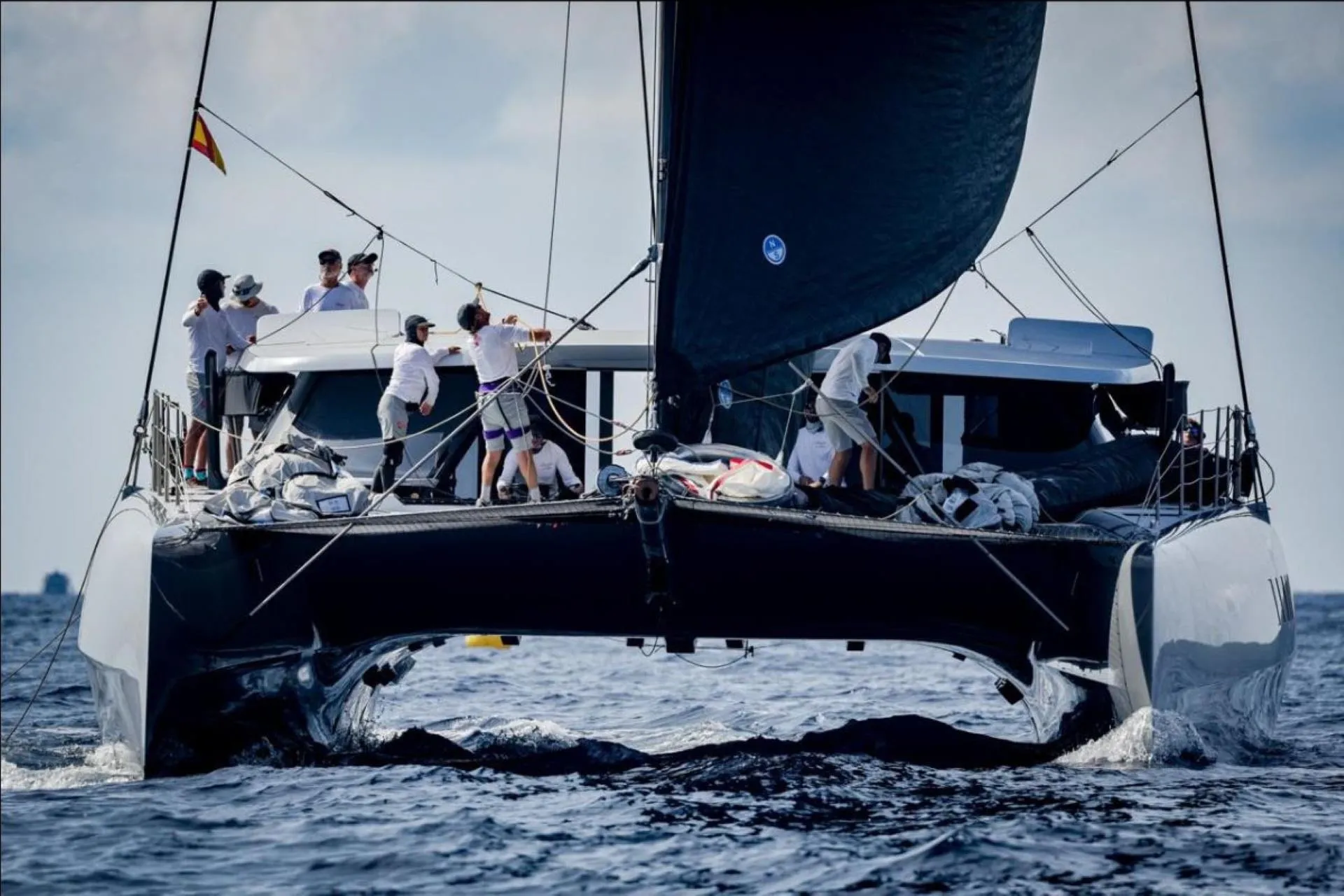 Punta Figuera on Multihull Cup Day 3 - The mighty Allegra