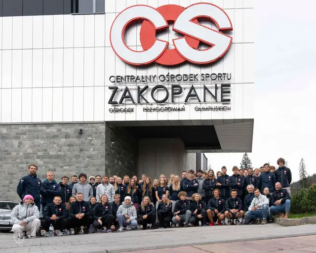 Wspólne zdjęcie Kadry Narodowej PZŻ na zgrupowaniu w Zakopanem