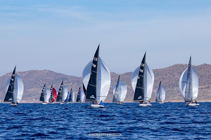 Race 5 on Day 4 of the 2026 5.5 Metre World Championship