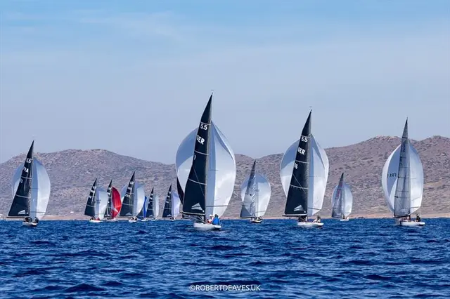 Race 5 on Day 4 of the 2026 5.5 Metre World Championship