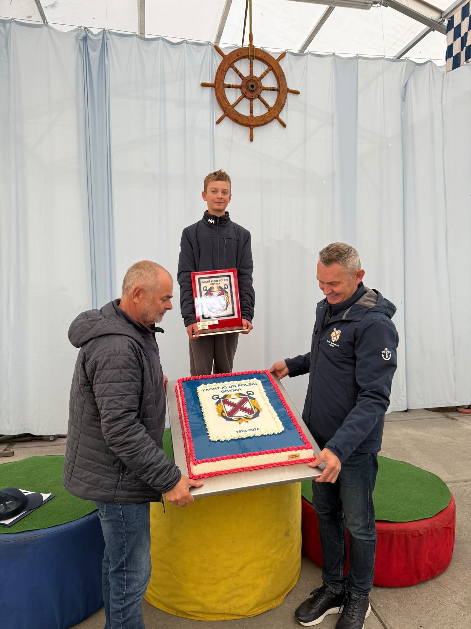 Optimisty na starcie Regat Tortowych YKP Gdynia na Zatoce Gdańskiej