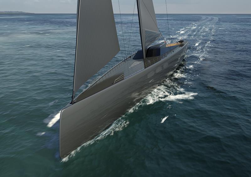 Wizualizacja Frers Design jachtu Project 410