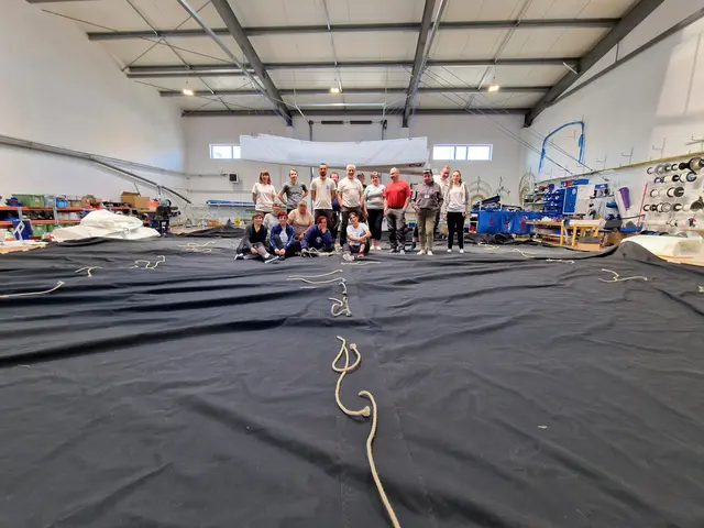 Żagle uszyte przez gdańską żaglownię Sail Service dla filmu Odyseja