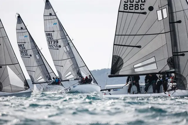 SB20 World Championship in Hyères Day 2