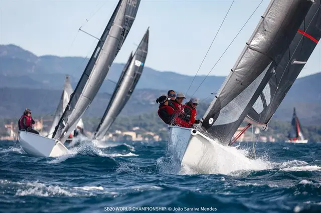 SB20 World Championship in Hyères Day 2