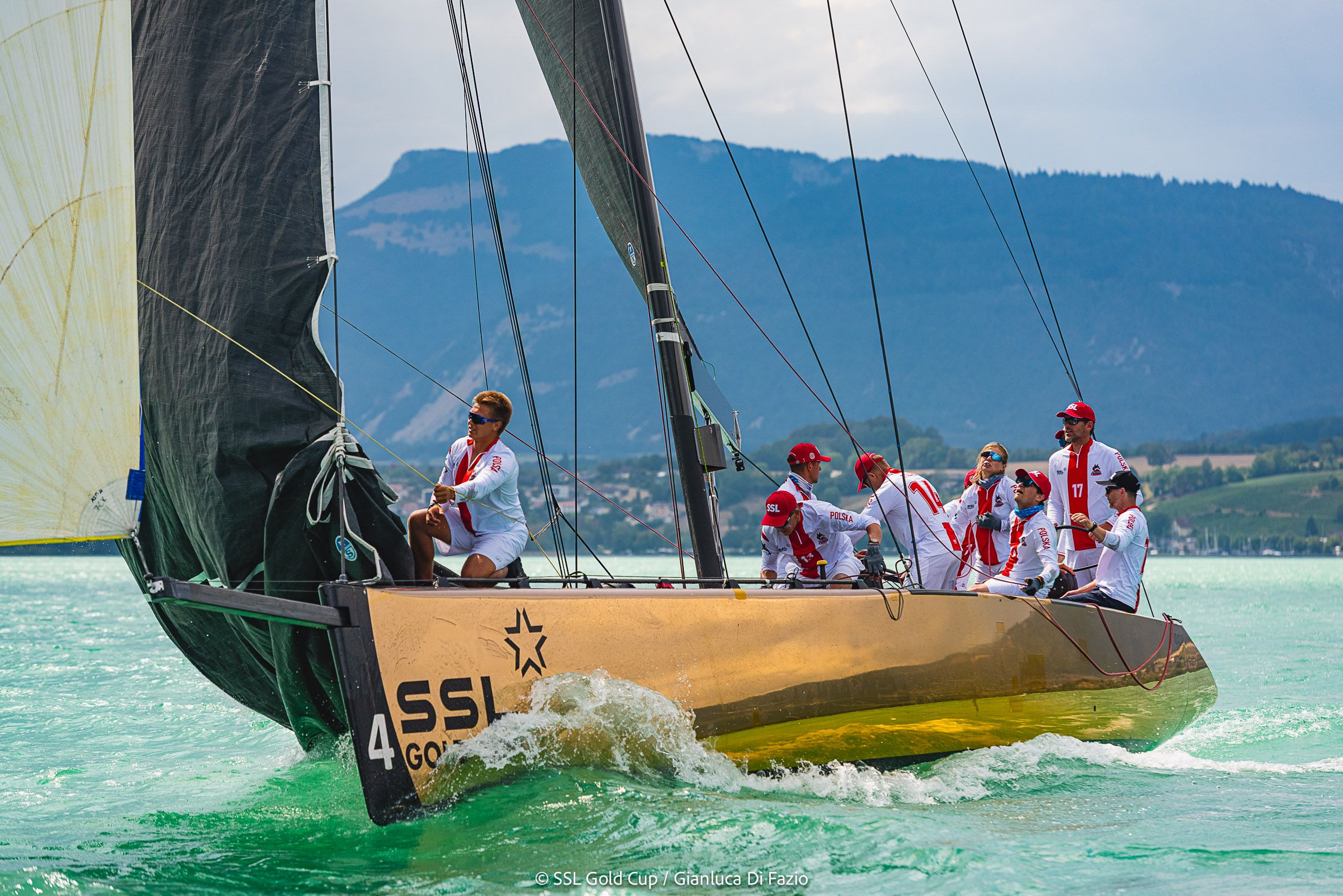 Polska załoga SSL Team Poland na jachcie SSL47 w Grandson