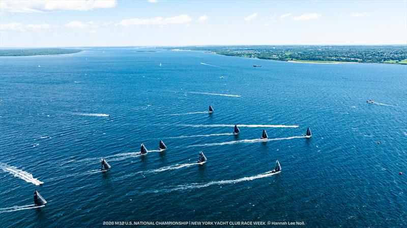 The fleet tearing it up in heavy air