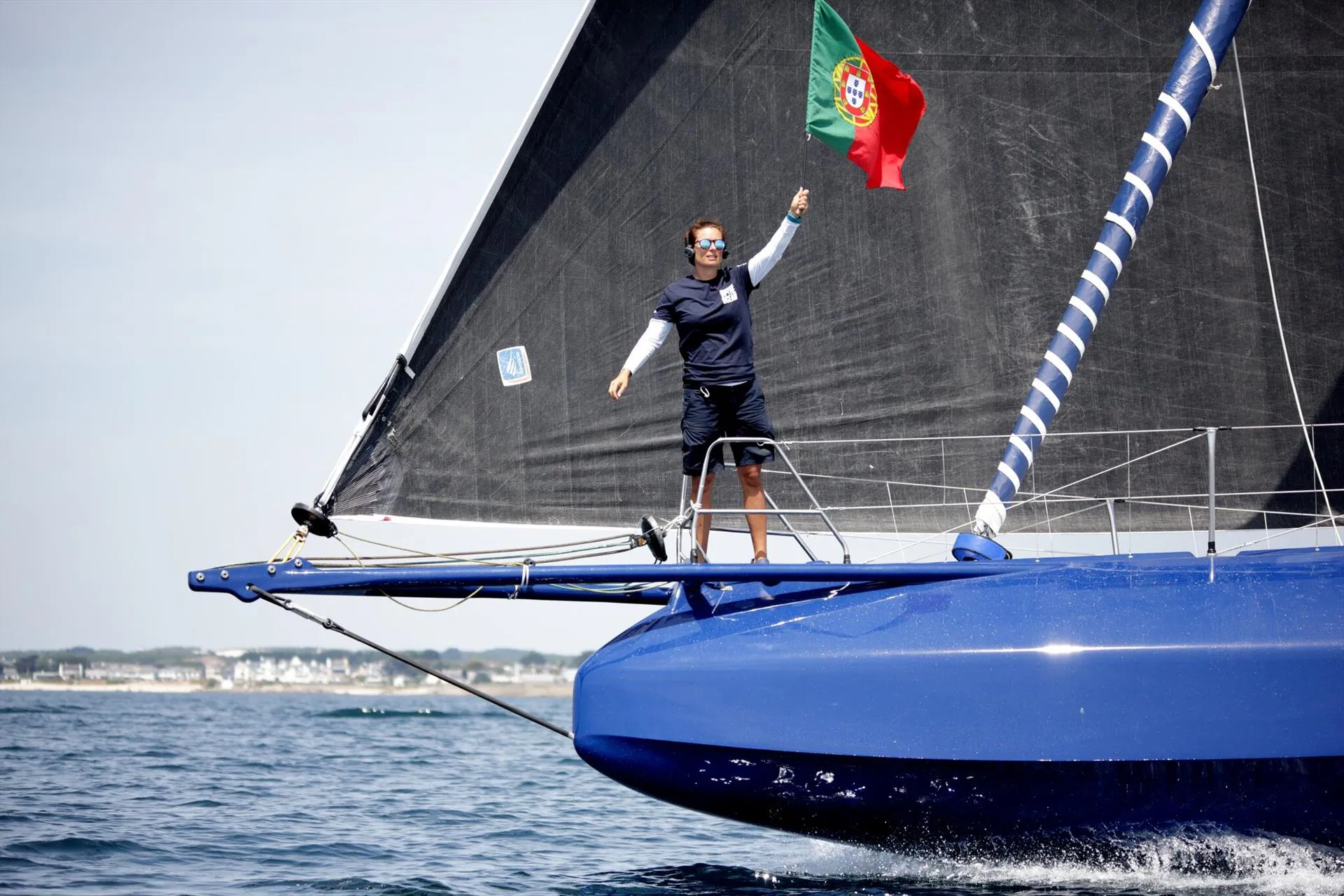 United by the Ocean co-skipper Mariana Lobato
