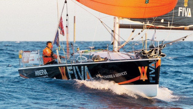 On Groupe Fiva winning the Generali Solo race in 2015