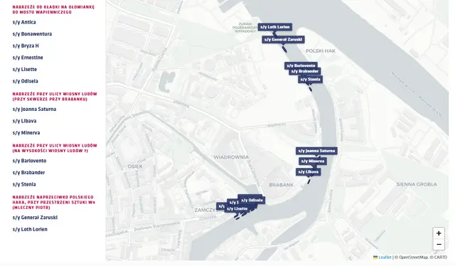 Mapa Baltic Sail 2026