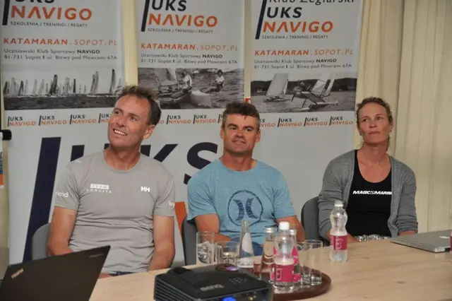 Młodzież z UKS Navigo spotkała się z legendami żeglarstwa