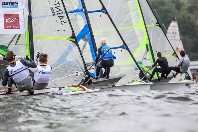 Tymoteusz Bendyk i Jacek Nowak prowadzą w 49er Grand Prix Gdynia 2016