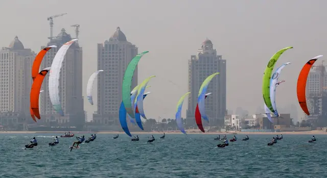 Polscy kiteboarderzy bez medali w Katarze
