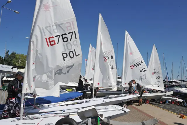 Lasery wpływają na Volvo Gdynia Sailing Days