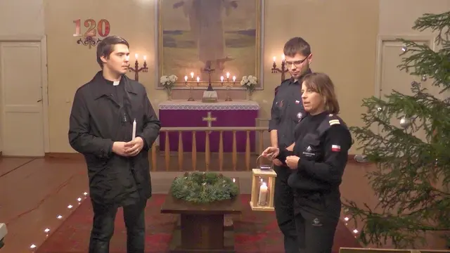 Światło pokoju na harcerskim żaglowcu
