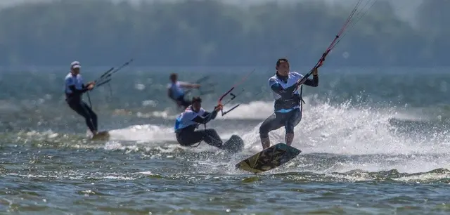 Pierwsze zawody Pucharu Polski w kitesurfingu zakończone