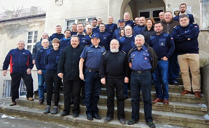 Spotkanie kapitanów, oficerów, mechaników Zawiszy Czarnego