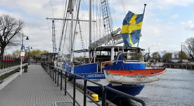 Podniesienie polskiej bandery na „Baltic Beauty”