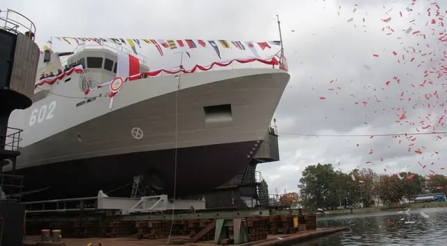 ORP „Albatros” zwodowany w stoczni Remontowa Shipbuilding