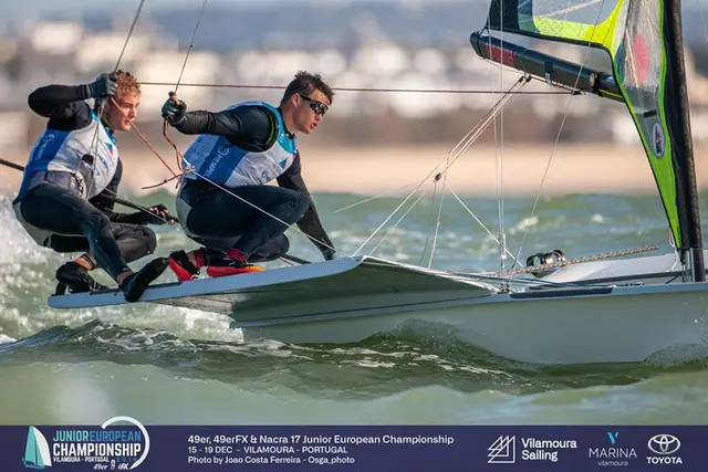Mikołaj Staniul i Jakub Sztorch wicemistrzami Europy juniorów w klasie 49er