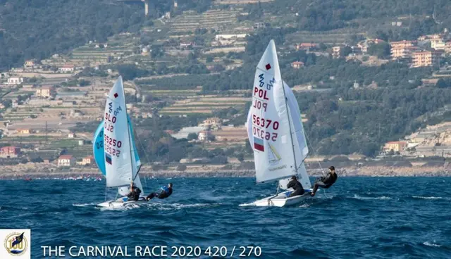 Zofia Korsak i Karolina Cendrowska wygrały 420&470 Carnival Race